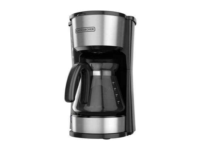 Black & Decker 5 Cups Automatic Coffee Maker Stainless Steel (CM0755S)