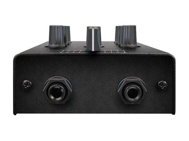 Gemini 2 Channel Analog Mini Dj Audio Mixer - Black