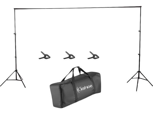 Kshioe 10FT Adjustable Background Support Structure System Stand for Screen Backdrop