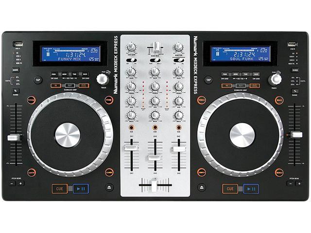 Numark Mixdeck Express DJ Controller with CD/USB DJ Software Computer Controller & I/O Package