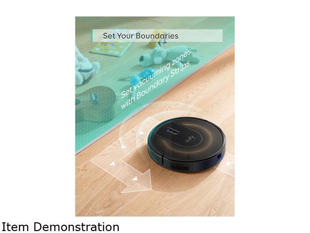 Boundary Strips Wi-Fi for Carpets and Hard Floors. Robot Vacuum with Smart Dynamic Navigation 2.0 RoboVac G30 Edge eufy by Anker 2000Pa Suction
