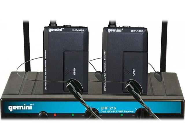 Gemini UHF216M Dual-Channel Wireless System