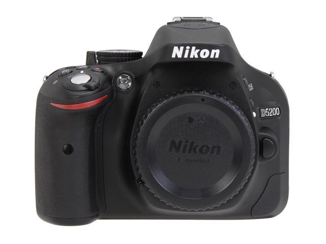 Nikon - D5200 24.1-Megapixel DSLR Camera (Body Only) - Black