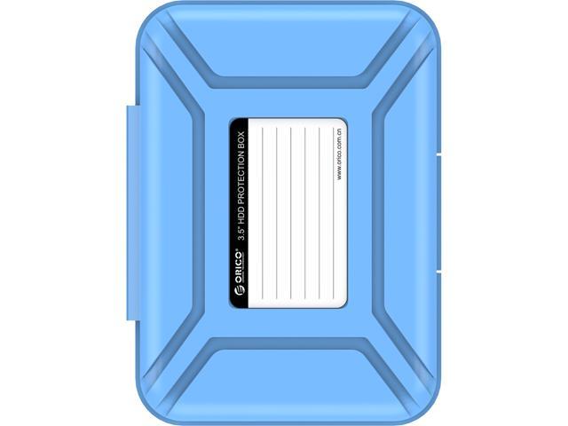 ORICO 3.5-inch HDD Protector,  Anti-Static/Anti-Drop/Anti-Shake/Water Resistant/Dust Resistant Case 6.38 x 4.69 x 1.18 Inches - Blue (PHX-35)