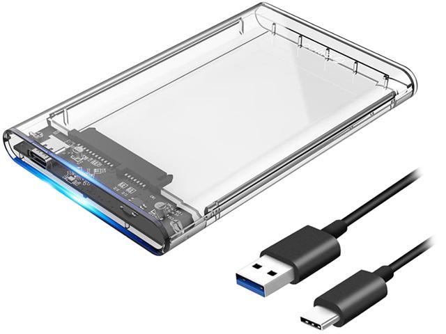 NEWLY Black 6TB 2.5 inch USB 3.0 External Hard Drive Enclosure Case SATA HDD SDD 