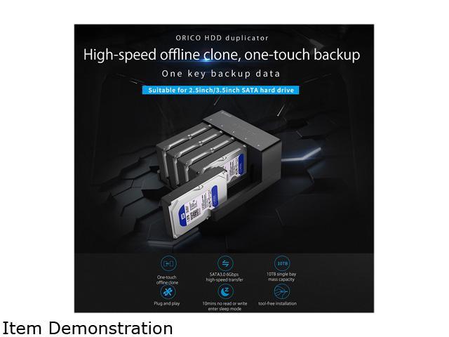 PINCHU 2.5 3.5 inch HDD SSD Docking Station USB3.0 to SATA External Hard Drive Enclosure Support 8 TB Drive Tool Free 6518US3