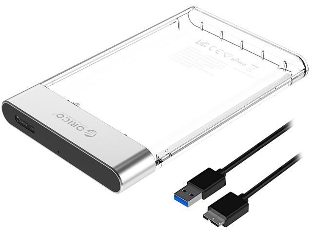 USB 3.0 to SATA Hard Drive Enclosure Case for 2.5 Inch HDD/SSD External Enclosure Storage Case Transfer Backup Dock Station