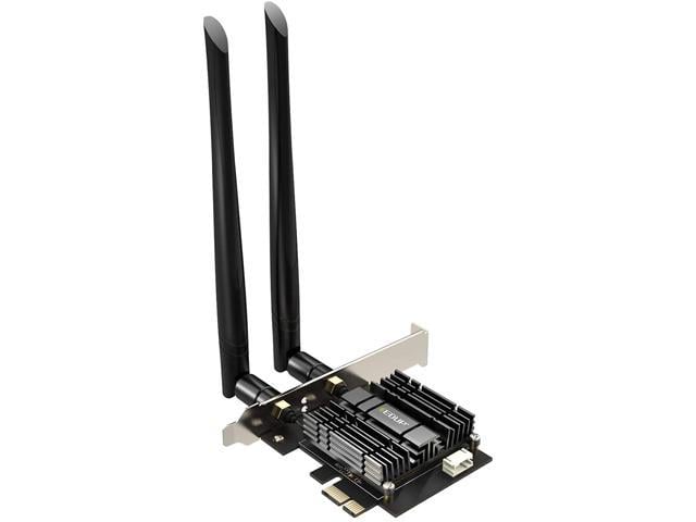 EDUP PCI-E WiFi Card Bluetooth 5.0 Wi-Fi Network Card Heat Sink AC 2030Mbps Dual Band 5.8G/2.4GHz PCIE Network Card for Desktop PC Support Windows10 64bit 