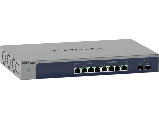 NETGEAR 10-Port Multi-Gigabit/10G Ethernet Smart Managed Pro