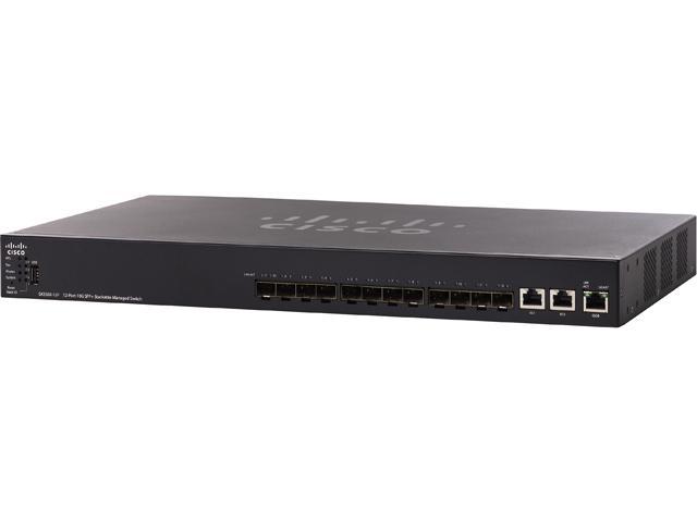 Cisco Sx550x 12f 12 Port 10g Sfp Stackable Managed Switch Sx550x 12f K9 Na Newegg Com