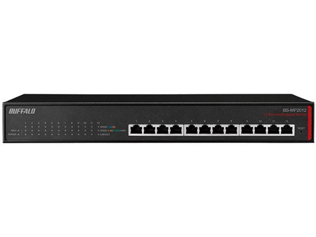 Buffalo BS-MP2012 12 Ports Multi Gigabit Ethernet Switch