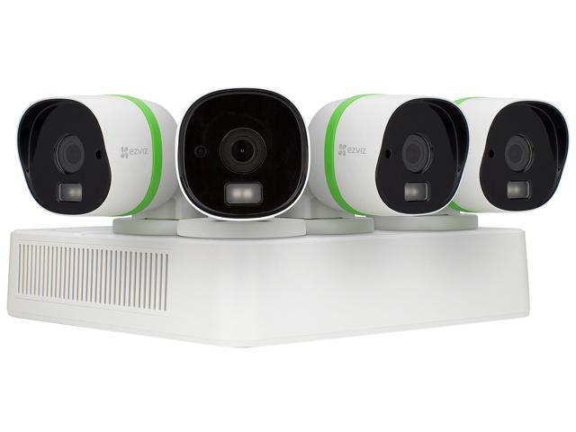 EZVIZ CRISPr Outdoor 3MP Video Security Surveillance System, 4 Weatherproof HD  Cameras, 4 Channel 1TB DVR Storage, Night Vision, Motion Tracking,  (CR-1434B1) - Newegg.com