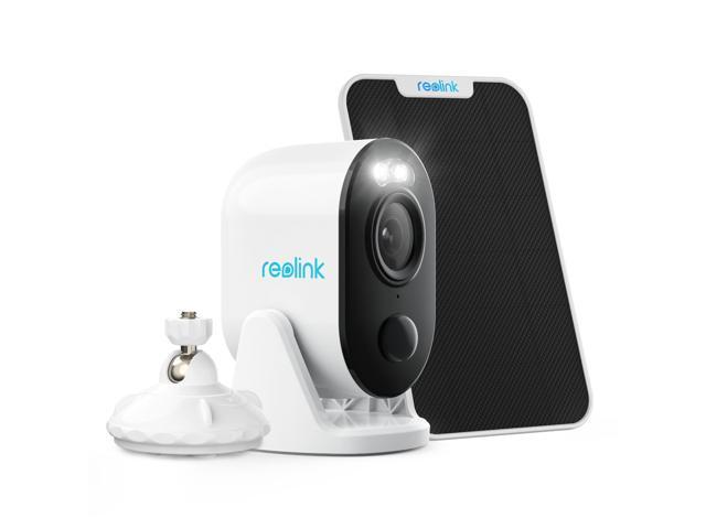 REOLINK Spotlight Security Camera Wireless Outdoor with 2K Color Night Vision, Human/Vehicle Smart Detection, 2.4/5Ghz Dual-Band WiFi, Wire-Free Battery/Solar Powered Argus 3 Pro with Solar Panel