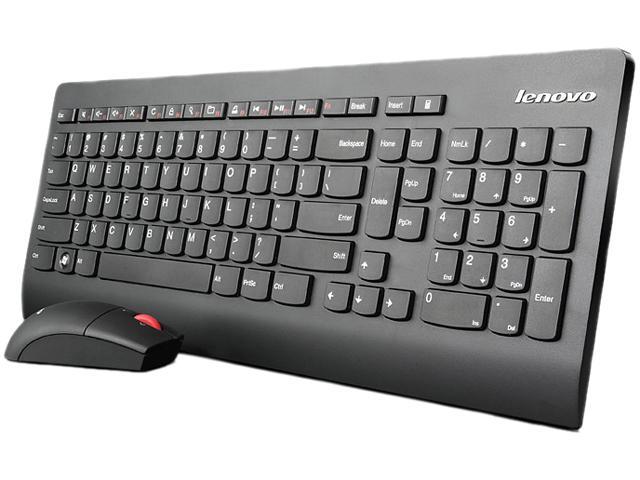 Lenovo Ultraslim 0A34032 Keyboard and Mouse - USB Wireless RF Keyboard - 103 Key - English (US) - USB Wireless RF Mouse - Laser - 3 Button - Scroll Wheel - Symmetrical