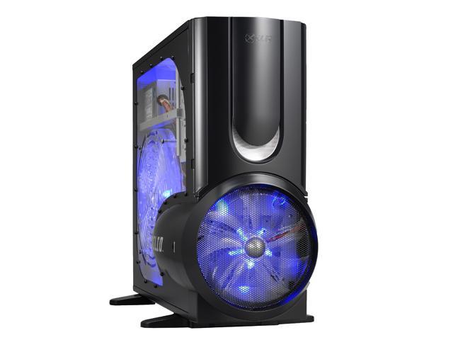 XCLIO A380PLUS-BK Fully Black 1.0mm SECC / ABS ATX Full Tower Computer Case
