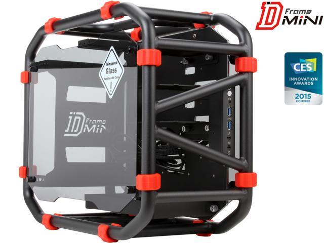 IN WIN D-FRAME MINI BLACK Black Aluminum Computer Case Support ATX12V/EPS (Up to 220mm) Power Supply