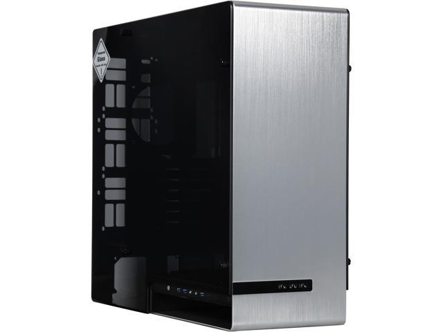 IN WIN 909 SILVER Aluminum / Tempered Glass E-ATX Full Tower Case Computer Case Compatible with ATX 12V / EPS 12V  up to 220mm Power Supply (not included)