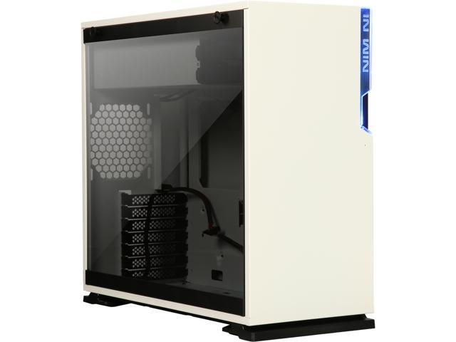 IN WIN 101 White White SECC, ABS, PC, Tempered Glass ATX Mid Tower Computer  Case Power Supply Compatibility, PSII: ATX12V - Length up to 200mm Power 