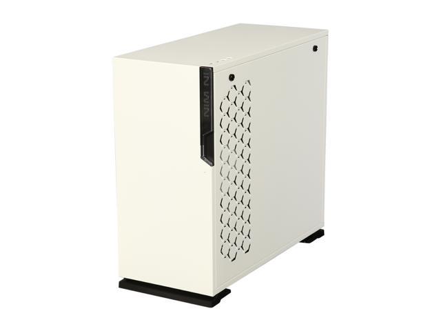 IN WIN 101 White White SECC, ABS, PC, Tempered Glass ATX Mid Tower Computer  Case Power Supply Compatibility, PSII: ATX12V - Length up to 200mm Power 