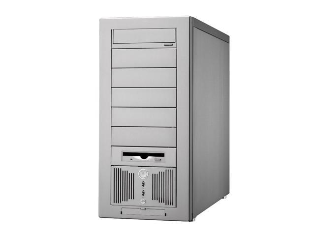 LIAN LI PC-6077 Silver Aluminum ATX Mid Tower Computer Case