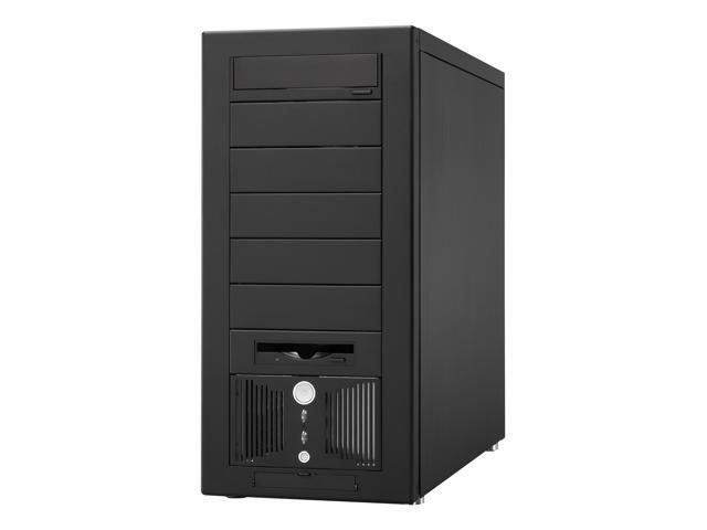 LIAN LI PC-6077B Black Aluminum ATX Mid Tower Computer Case