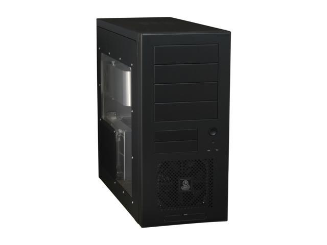 LIAN LI PC-60BPLUSII W Black Aluminum ATX Mid Tower Computer Case