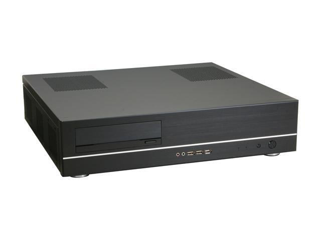 LIAN LI Black Aluminum PC-C37B Micro ATX Media Center / HTPC Case