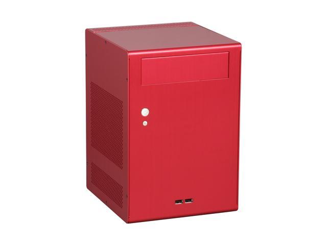 LIAN LI PC-Q07R Red Aluminum Mini-ITX Tower Computer Case
