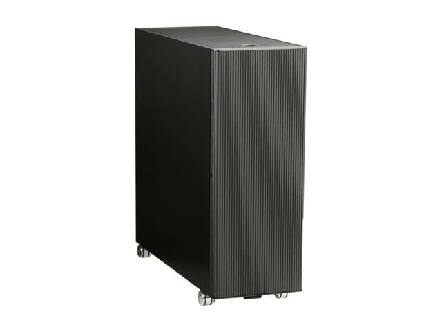 LIAN LI PC-V2120X All Black Aluminum ATX Full Tower Computer Case