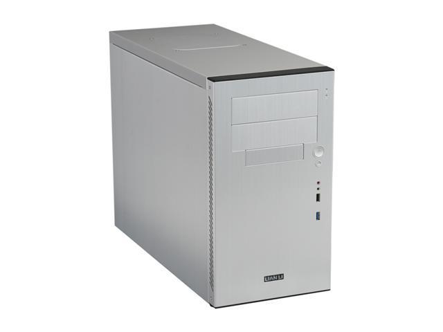 LIAN LI PC-A05FNA Silver Aluminum ATX Mid Tower Computer Case