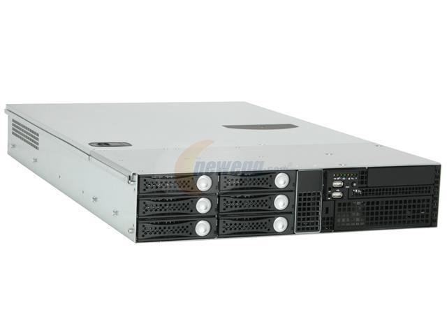 Enlight SR204701 2U Rackmount Server Case 550W EPS 12V 1 External 5.25" Drive Bays