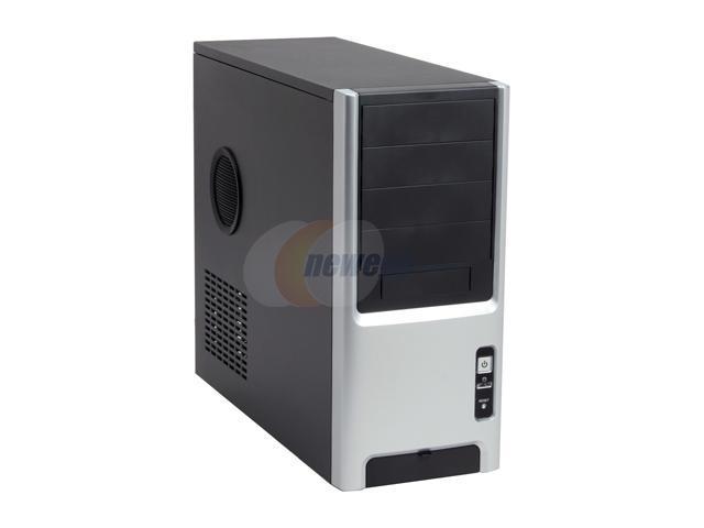 Enlight  PA420509  Black/ Silver  0.6mm Steel  ATX Mid Tower  Computer Case400W  Power Supply