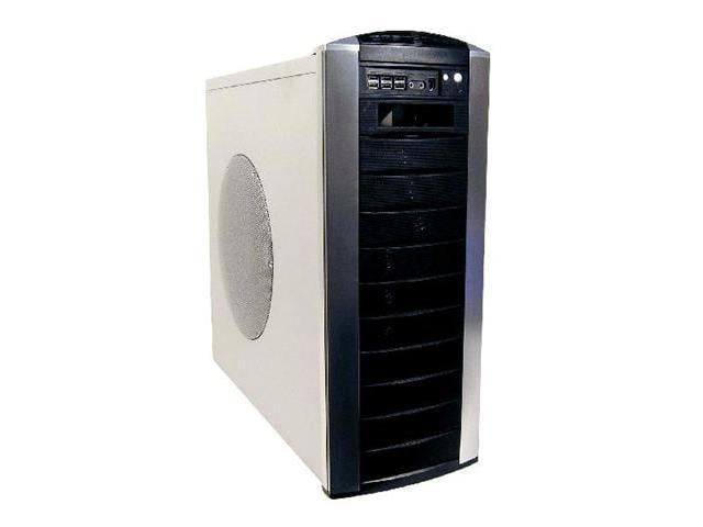 Cooler Master CM Stacker STC-T01-UW Black/ Silver Aluminum Bezel, SECC Chassis ATX Full Tower Computer Case