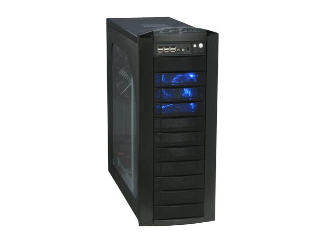 Cooler Master Stacker 810 RC-810-KWN1-GP Black Aluminum Bezel, SECC Chassis ATX Full Tower Computer Case