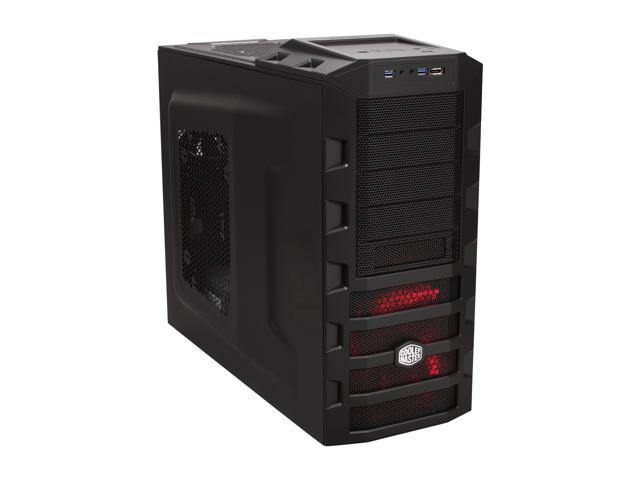 Cooler Master HAF 922 - High Air Flow Mid Tower Computer Case with USB 3.0 and All-Black Interior