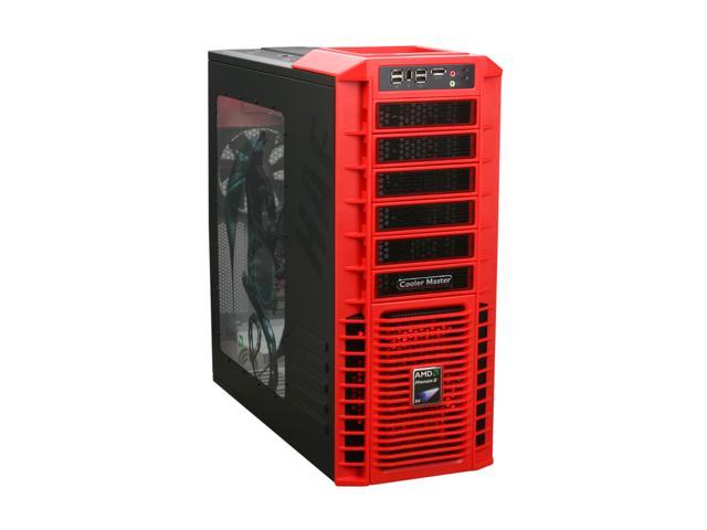 Cooler Master HAF 932 AMD Limited Edition AM-932-RWN1-GP Red Steel / Plastic / Mesh bezel ATX Full Tower Computer Case