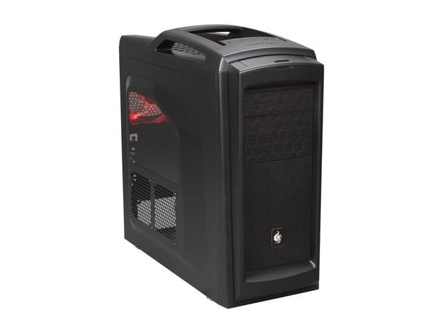 CM Storm Scout 2 Advanced - Gaming Mid Tower Computer Case with Carrying Handle and Windowed Side Panel - Black