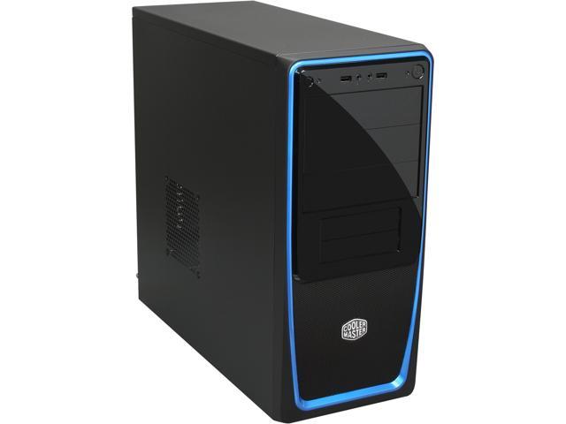 Cooler Master Elite 311 - Mid Tower Computer Case with 420W Power Supply and Blue Trim