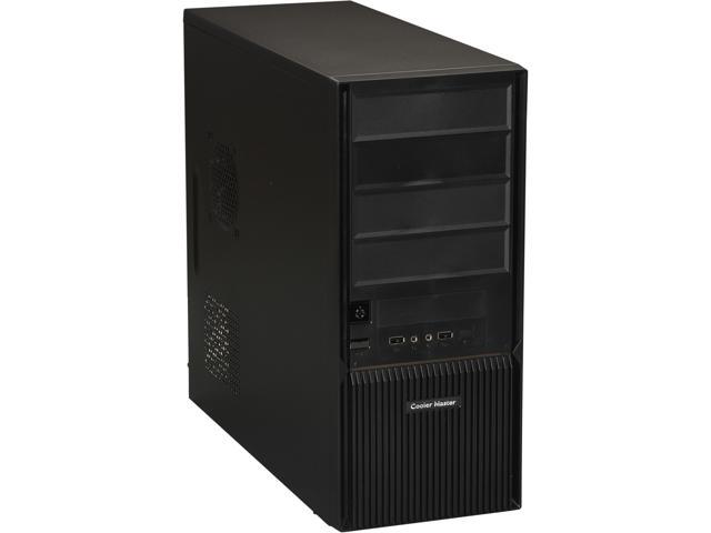 Cooler Master Elite 350 - Mid Tower Computer Case with 500W Power Supply and Blue LED Light Strip