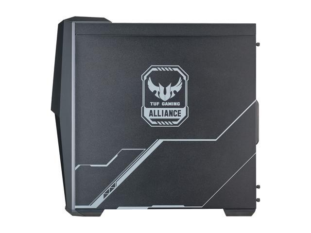 Cooler Master Masterbox Mb500 Tuf Gaming Alliance Edition Atx Mid Tower W Tuf Aesthetic Design Semi Meshed Front Ventilation Tempered Glass Side Panel 3 X 1mm Rgb Fans Newegg Com