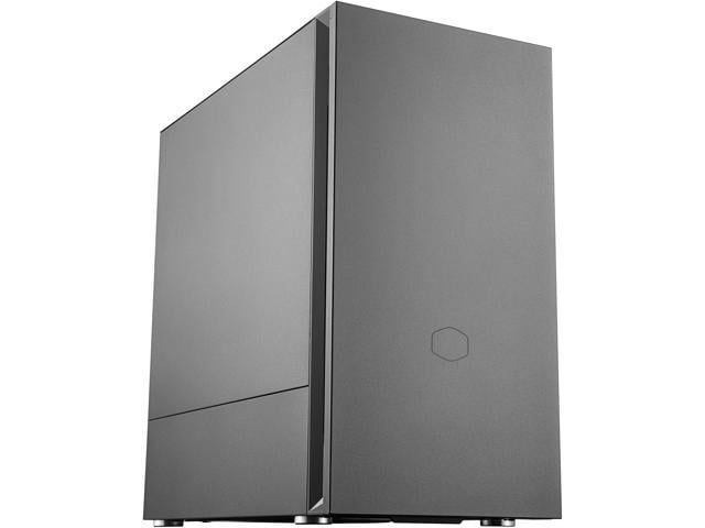 Cooler Master Silencio S600 ATX Mid-Tower with Sound-Dampening Material, Sound-Dampened Solid Steel Side Panel, Reversible Front Panel, SD Card Reader, and 2 x 120mm PWM Silencio FP Fans