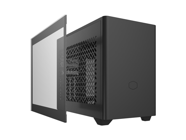 Cooler Master NR200P V2 Mini-ITX 18L PC Case, Top-Mount 240mm|280mm Liquid Cooler, 356mm Vertical Mounting 3.5-Slot GPU, Tempered |Vented Panel, USB 3.2 Gen 2x2 Type C (NR200PV2-KCNN-S00)