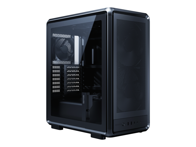 Cooler Master MasterFrame 500 Mesh Black FreeForm 2.0 Modular Platform Open-Air ATX Mid-Tower Case, Aluminum Frame, Dual 200mm Fans, 390mm GPU Max, 360mm AIO Max, Type C, Tempered Glass