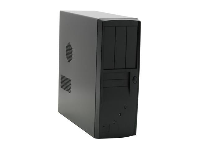 HEC 7106BB Black 1.0mm Thickness ATX Mid Tower Computer Case