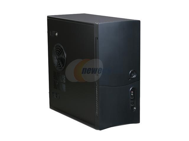 HEC 6A34BB Black 0.8mm SECC Steel ATX Mid Tower Computer Case
