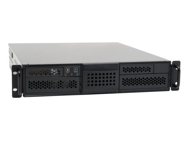 CHENBRO RM22500-350 Black SGCC 2U Rackmount Server Case 350W 2 External 5.25" Drive Bays - OEM