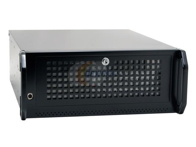 ARK CF439B Black Aluminum 4U Rackmount Server Case 350W (PEAK 390W) 3 External 5.25" Drive Bays - OEM
