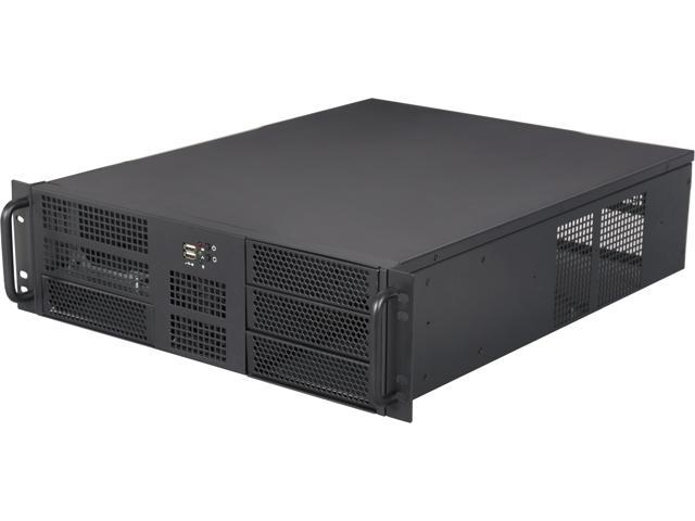 ARK IPC-3U550 Black 3U Rackmount Server Case 4 External 5.25" Drive Bays
