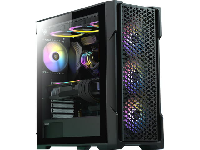 Antec Ax Series Ax Mid Tower Atx Gaming Case High Airflow Mesh Front