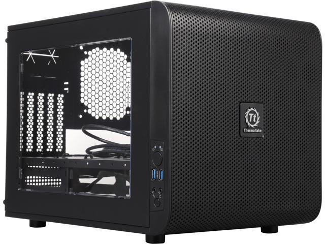 オンライン売上 Thermaltake Core V21 SPCC Micro ATX， Mini ITX Cube Gaming Computer  Case Cha スマホ、タブレット、パソコン